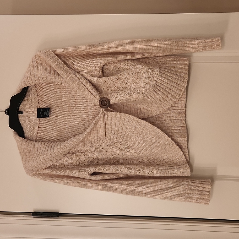 Faded Glory, L, Cream Cardigan